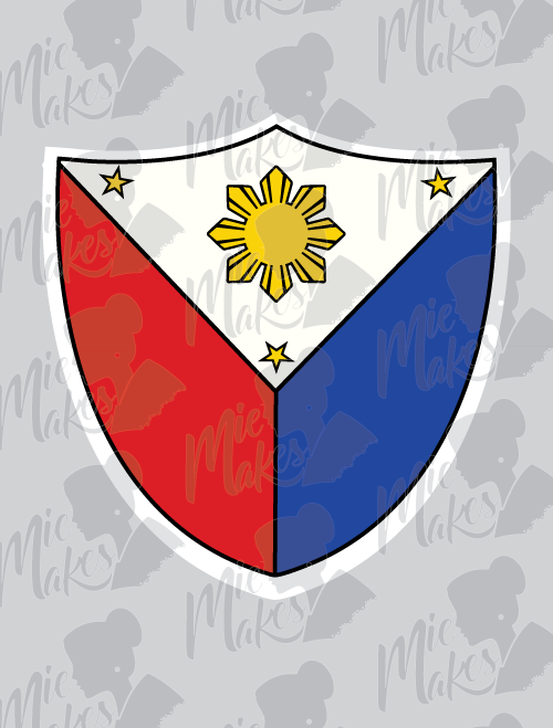 Philippines Shield Flag Sticker