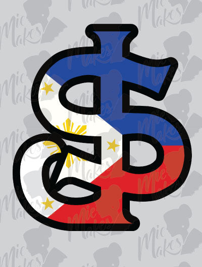 San Jose (SJ) Philippines Flag Sticker
