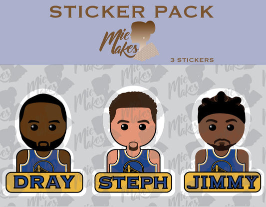 2025 Golden State Warriors Sticker Pack