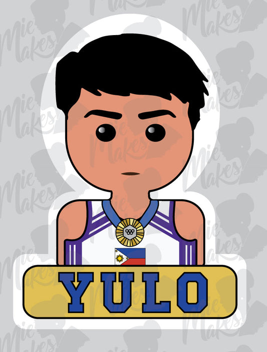 Olympic Gold Medal Carlos Yulo Sticker