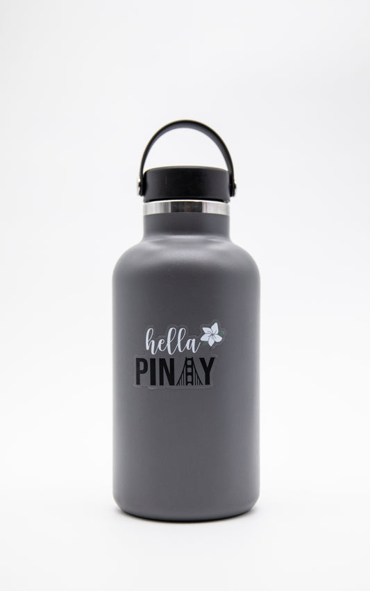 Hella Pinay Clear Sticker