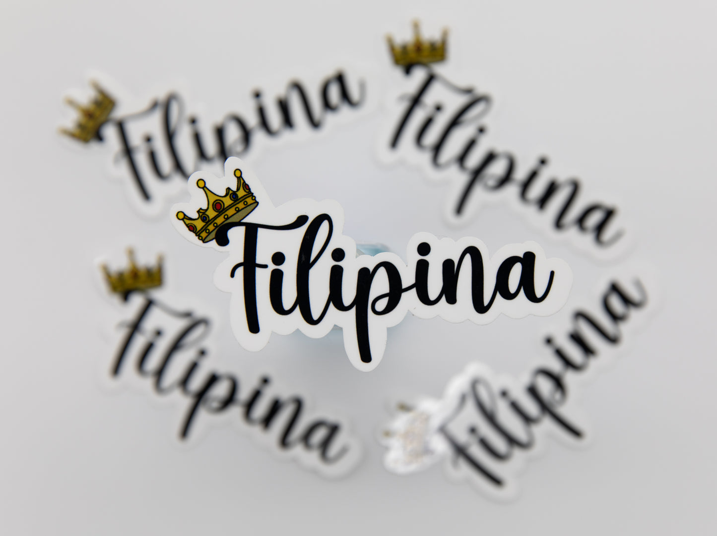 Filipina with Crown Sticker