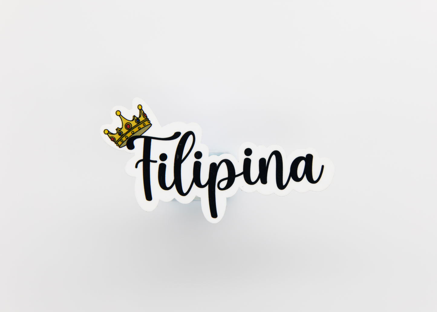 Filipina with Crown Sticker