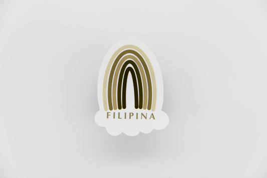 Filipina/Pinay Rainbow Sticker