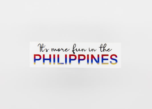 It's more fun in the Philippines Sticker