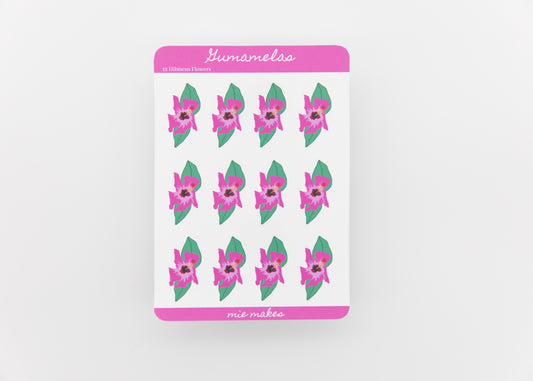 Gumamela Sticker Sheet