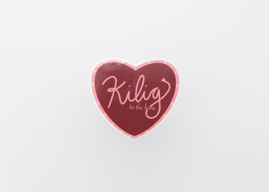 Kilig to the Bone Filipino Saying Sticker