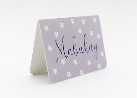 Mabuhay and Salamat Greeting Card