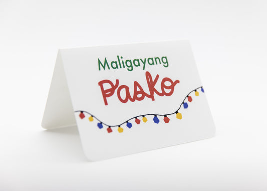 Maligayang Pasko Greeting Card