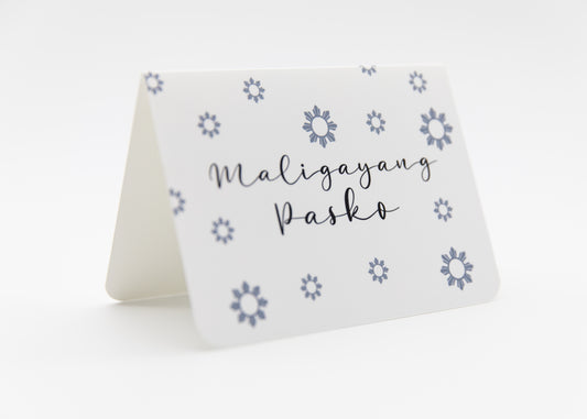 Maligayang Pasko Sun Greeting Card