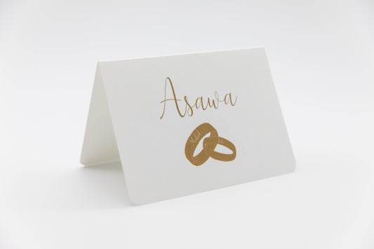 Filipino Wedding Greeting Card (Asawa)