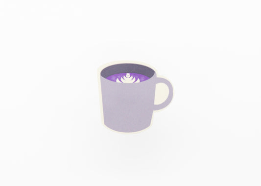 Ube Latte Sticker