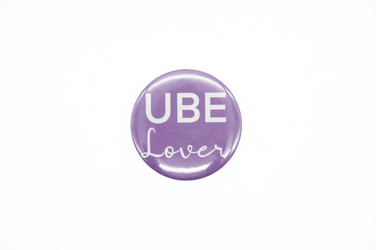 Ube Lover Round Button
