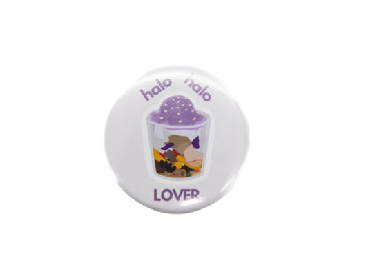 Halo Halo Lover Round Button
