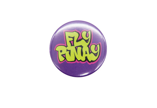 Fly Pinay Round Button