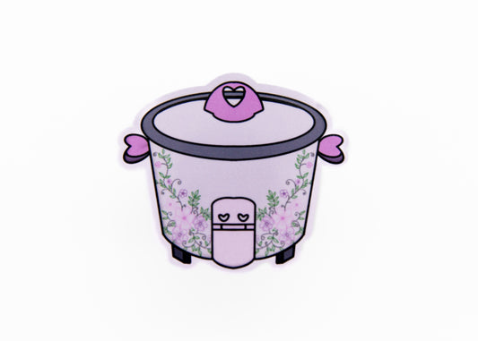 Pink Rice Cooker Sticker