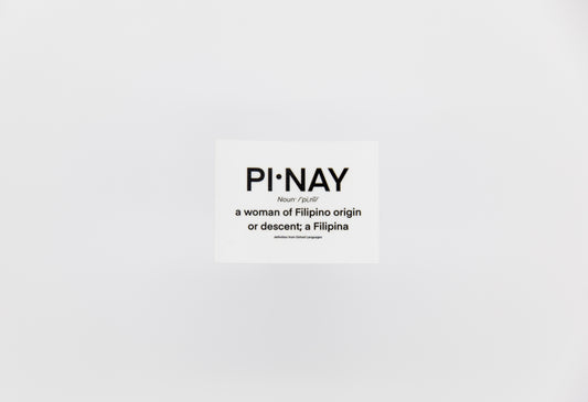 Pinay Definition Sticker