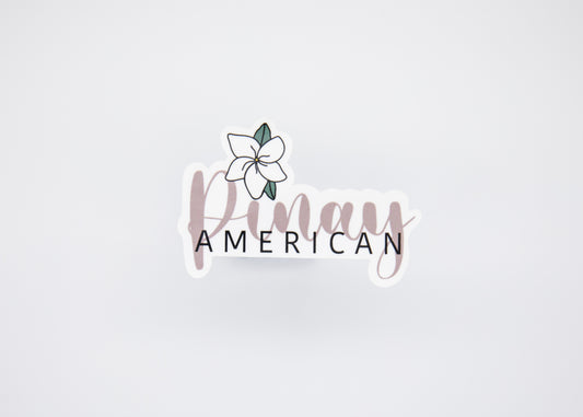 Pinay American Sticker