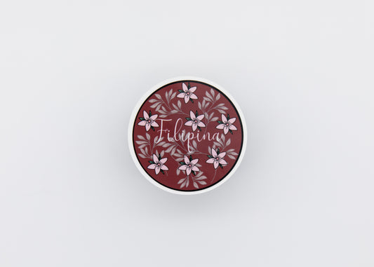 Filipina Floral Sticker