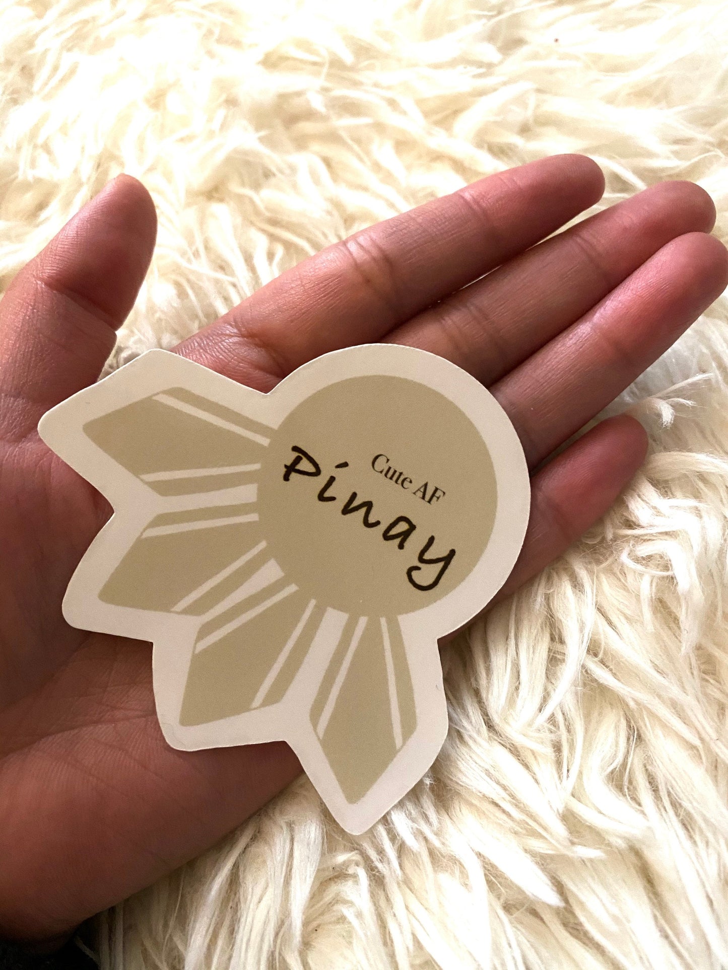 Cute AF Pinay Sticker