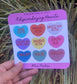 Valentine's Day Filipino Sayings Conversation Heart Stickers