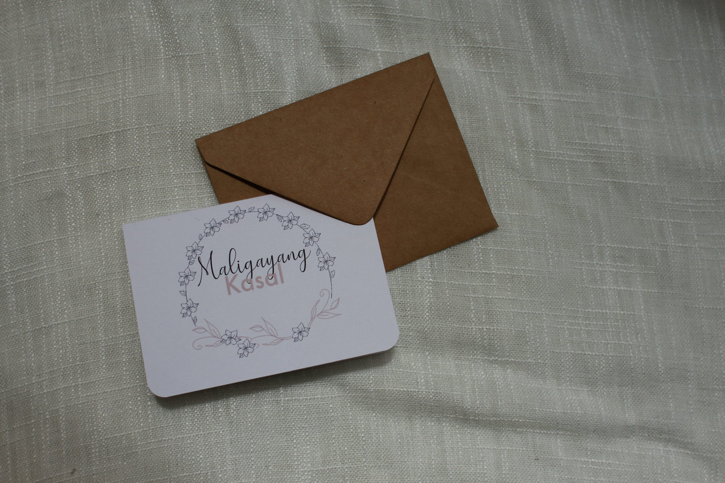 Maligayang Kasal Greeting Card