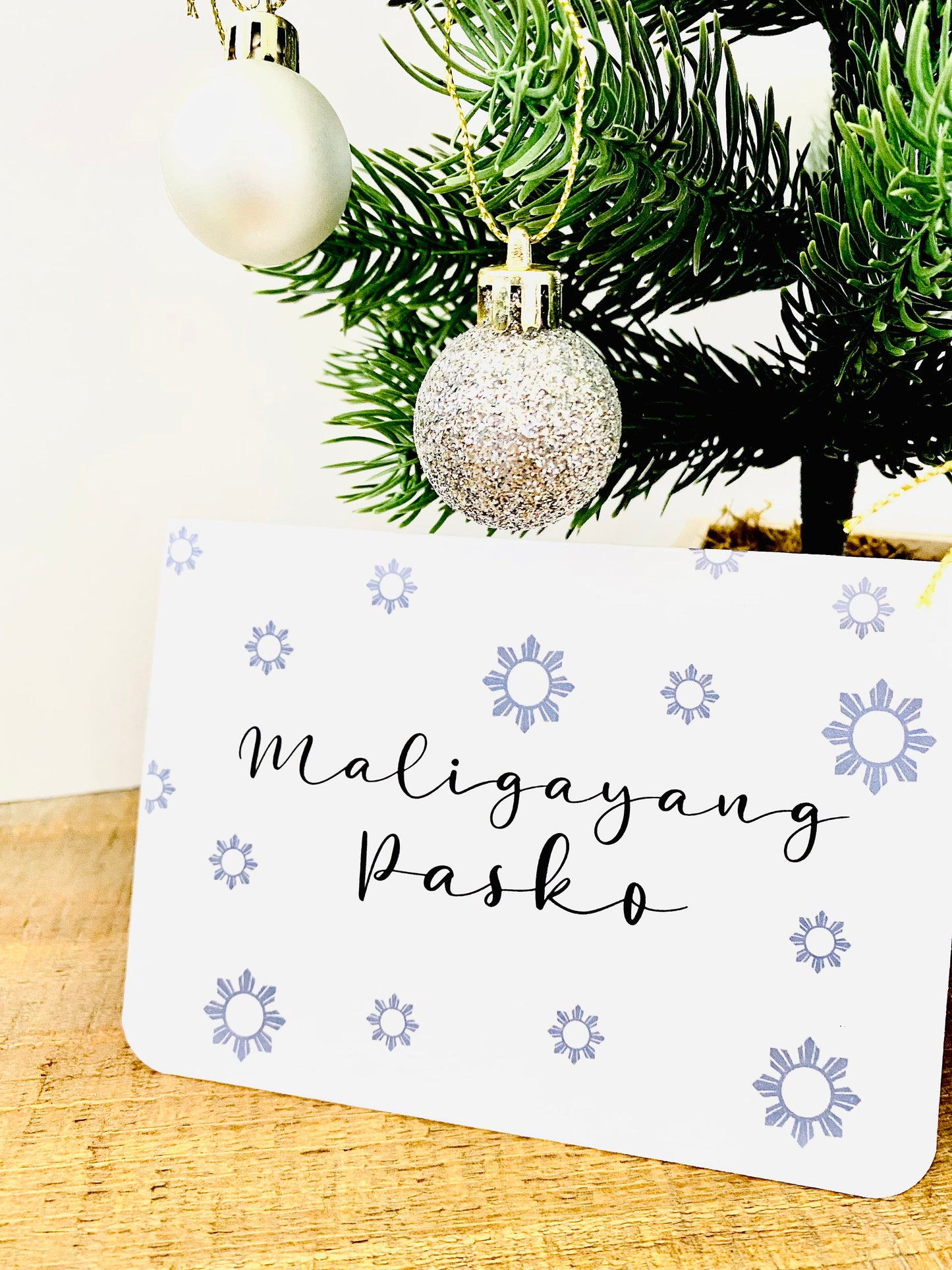 Maligayang Pasko Sun Greeting Card