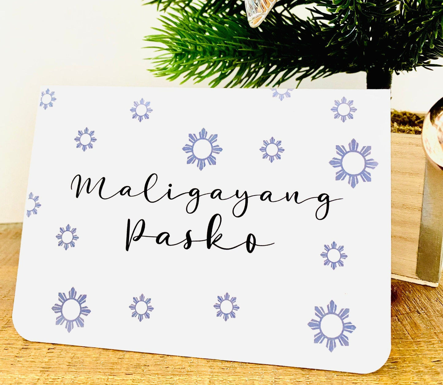 Maligayang Pasko Sun Greeting Card