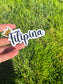 Filipina with Crown Sticker