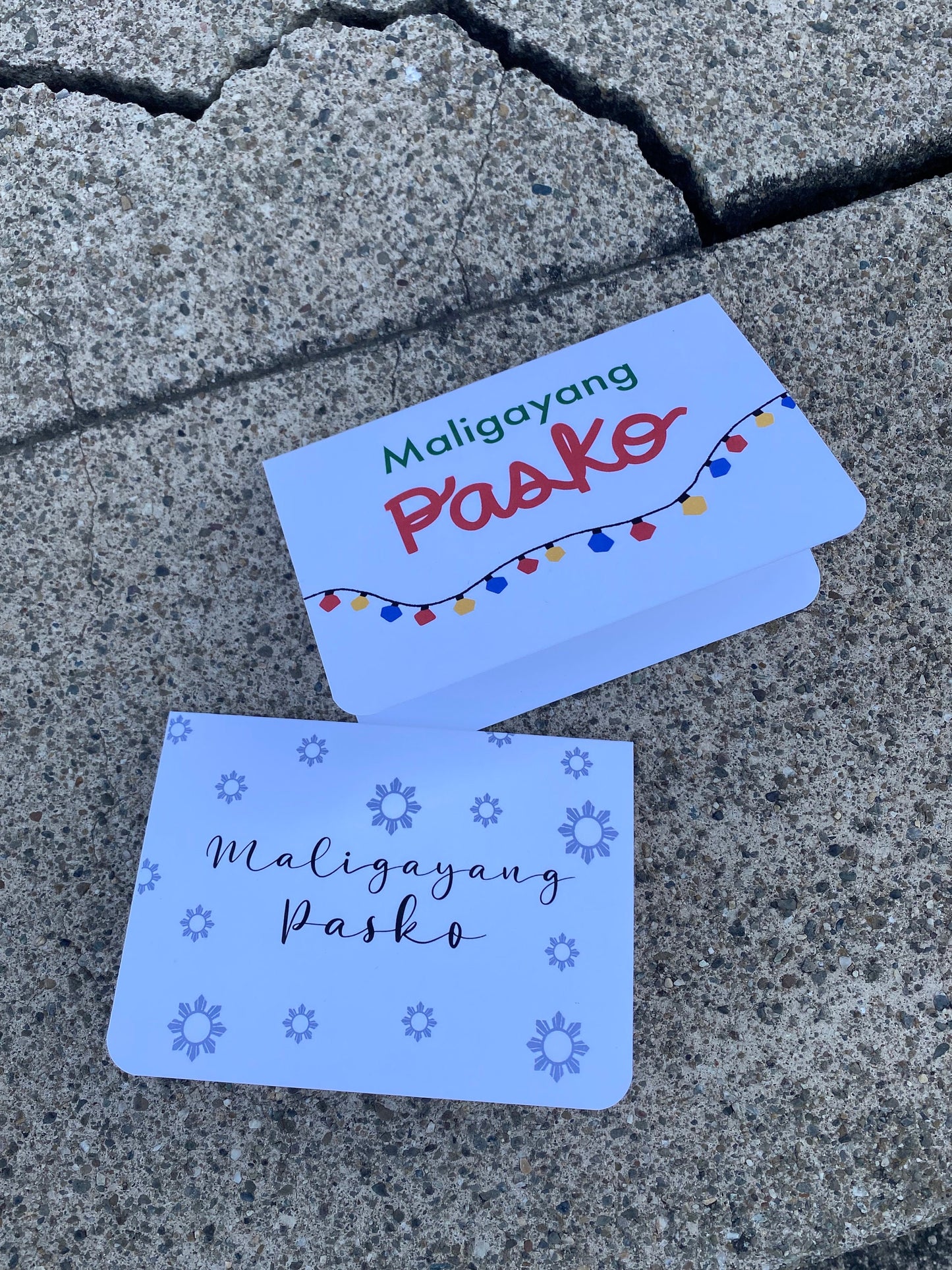 Maligayang Pasko Sun Greeting Card