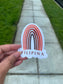 Filipina Orange Rainbow Sticker